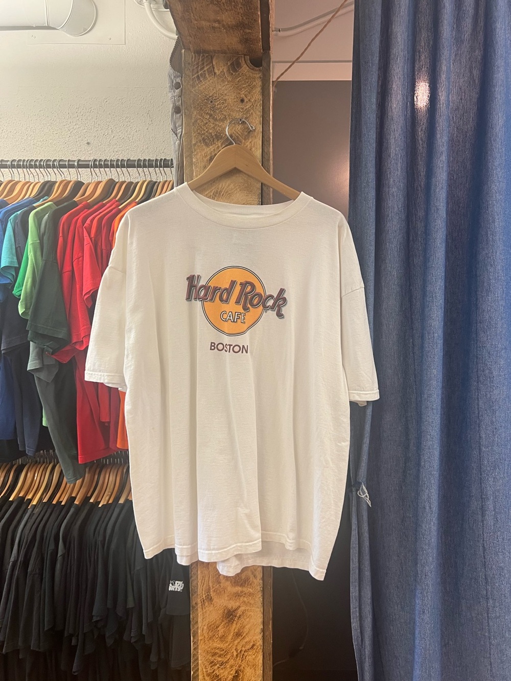 Vintage Hard Rock Cafe Boston White Tee